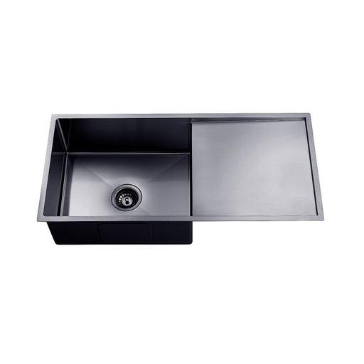 950 x 450 x 230mm Brushed Black Kitchen Sink - Acqua Bathrooms