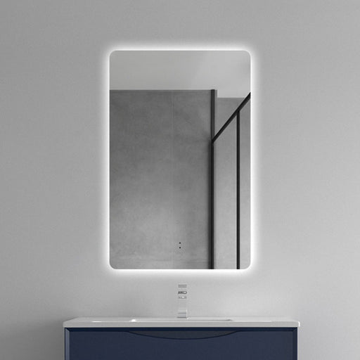 Indulge | Curva Rectangle 450 x 700 Touchless LED Mirror  - Three Light Temperatures - Acqua Bathrooms