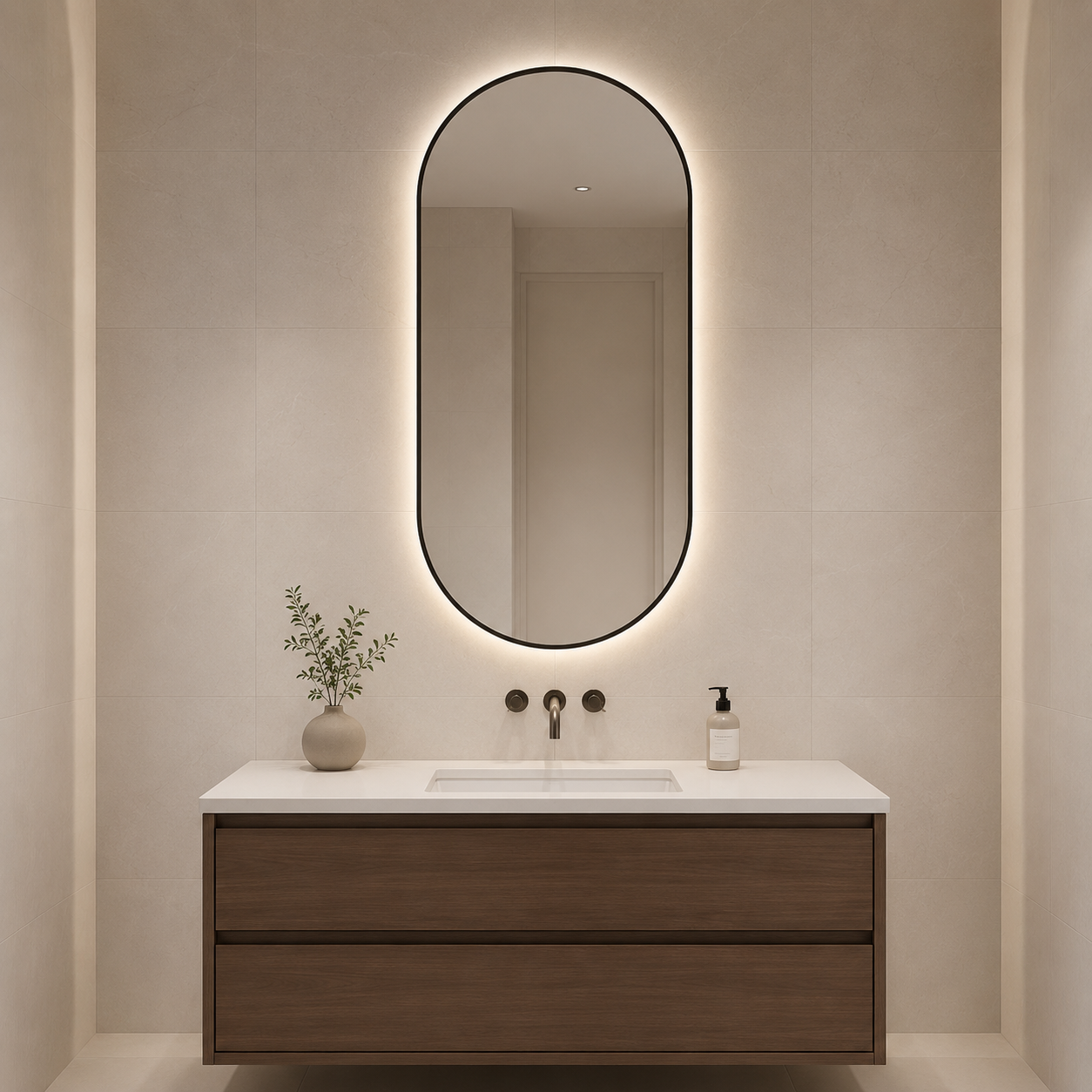 Framed LED Mirrors