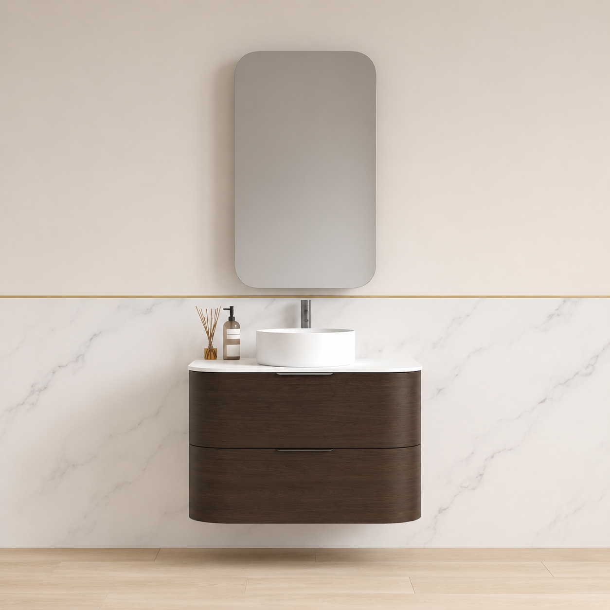 Curved Vanities