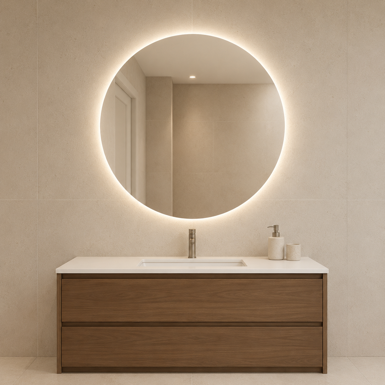 Frameless LED Mirrors