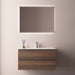 Avia 900mm Walnut Wall Hung Vanity - Acqua Bathrooms