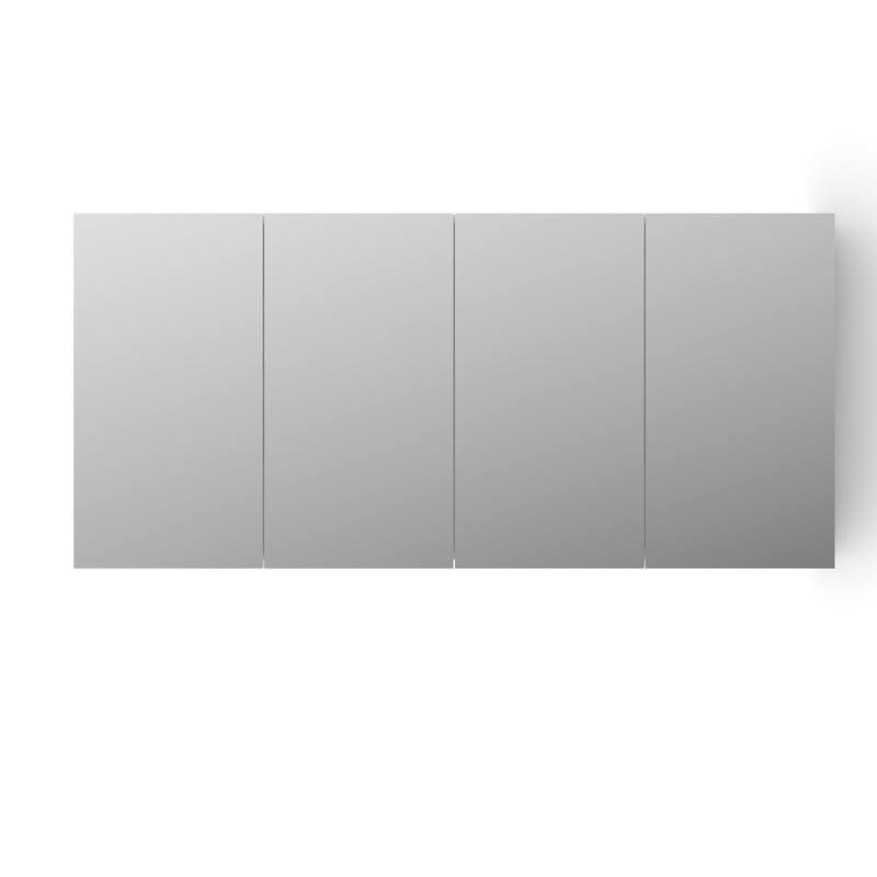 Avia 1500mm Matte White Shaving Cabinet