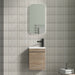 Piccolo 400 White Oak Wall Hung Vanity - Acqua Bathrooms