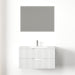 Kelsa 900 Fluted Matte White Wall Hung Vanity - Acqua Bathrooms