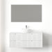 Kelsa 1200 Fluted Matte White Wall Hung Vanity - Acqua Bathrooms