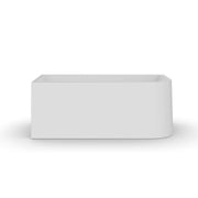 Modra 1500 Matte White Left Corner Fit Freestanding Bath Tub - Acqua Bathrooms