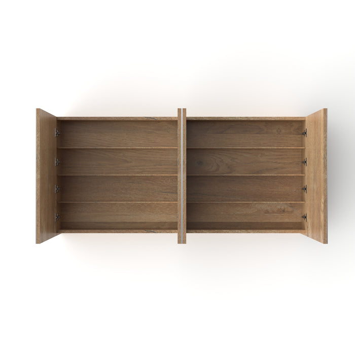 Avia 1500mm Natural Oak Shaving Cabinet