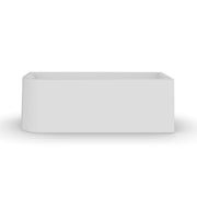 Modra 1700 Gloss White Right Corner Fit Freestanding Bath Tub - Acqua Bathrooms