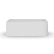 Modra 1700 Matte White Left Corner Fit Freestanding Bath Tub - Acqua Bathrooms