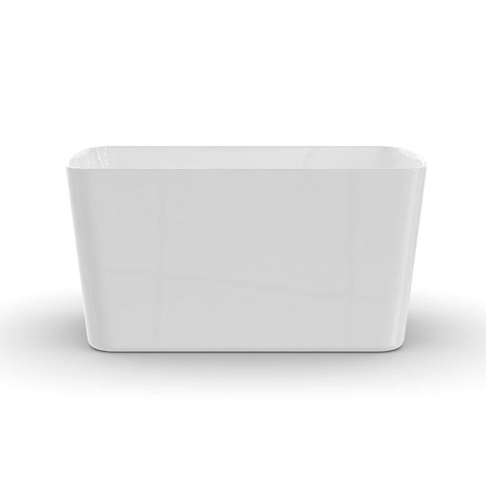 Kumo 1245mm Japanese Soaking Freestanding Bath Tub With Seat - Acqua Bathrooms