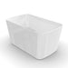 Kumo 1245mm Japanese Soaking Freestanding Bath Tub With Seat - Acqua Bathrooms