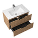 Kelsa 750 Fluted Desert Oak Wall Hung Vanity - Acqua Bathrooms