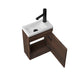 Piccolo 400 Walnut Wall Hung Vanity - Acqua Bathrooms