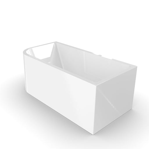 Modra 1500 Gloss White Right Corner Fit Freestanding Bath Tub - Acqua Bathrooms