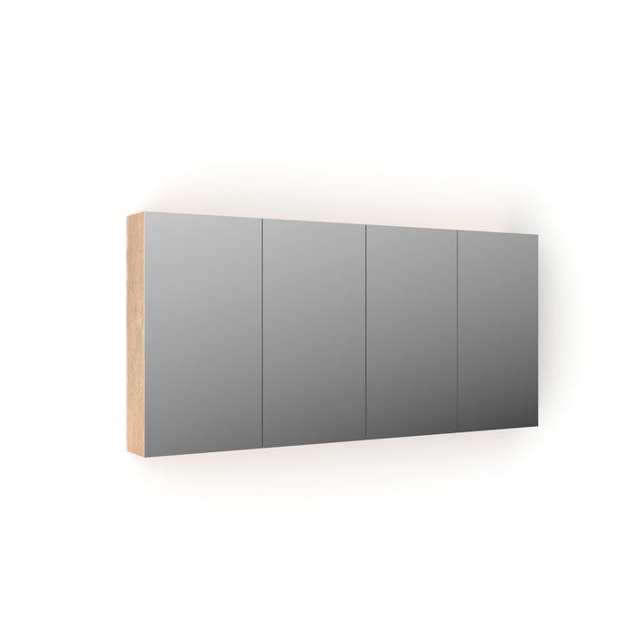 Avia 1500mm Natural Oak Shaving Cabinet