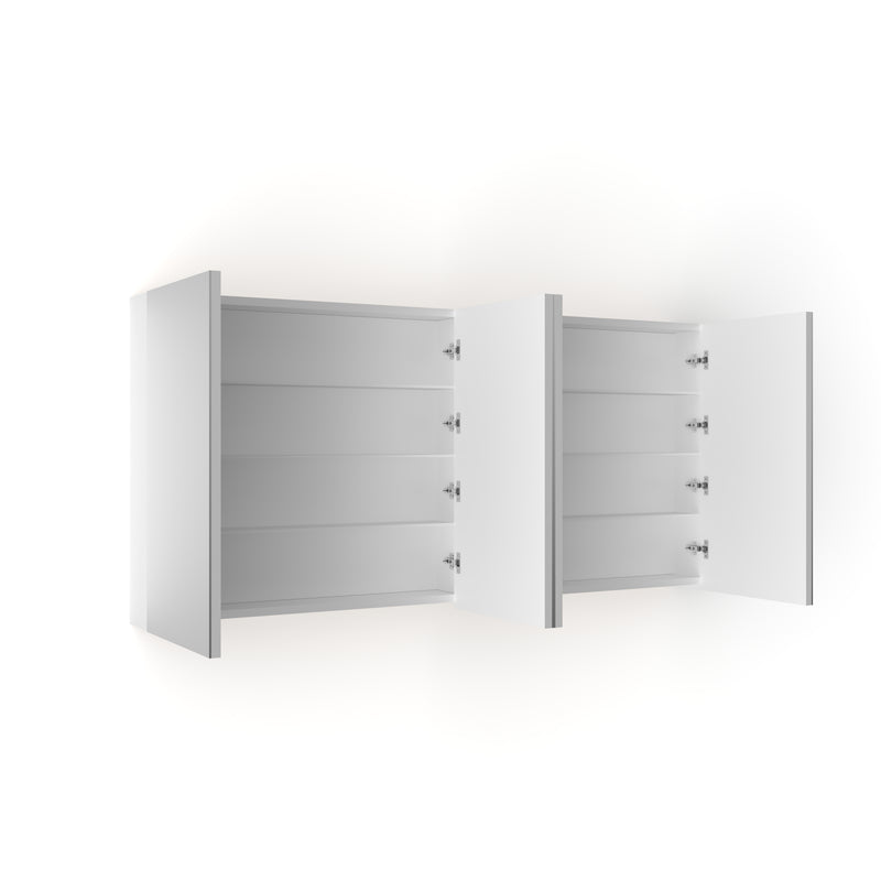 Avia 1500mm Matte White Shaving Cabinet