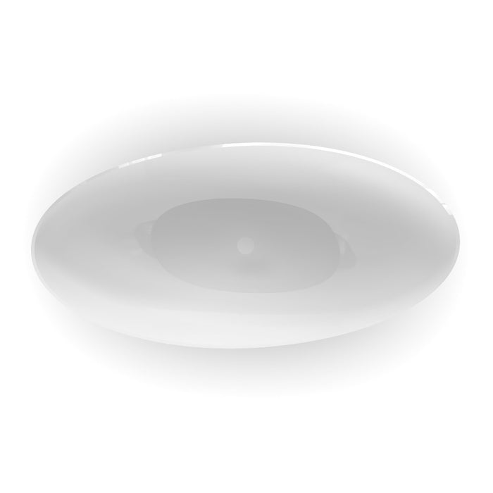 Wave 1800mm Gloss White High End Designer Freestanding Bath - Acqua Bathrooms