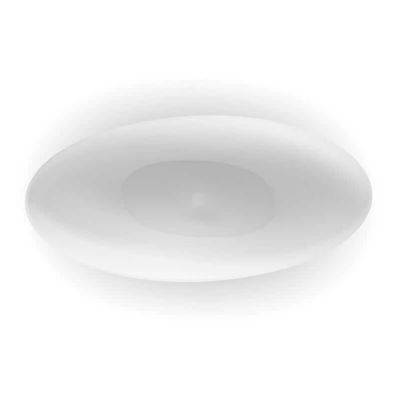 Wave 1800mm Matte White High End Designer Freestanding Bath - Acqua Bathrooms