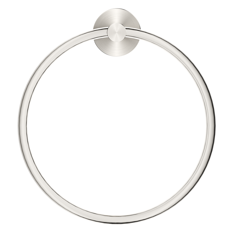 Mica Brushed Nickel Hand Towel Ring