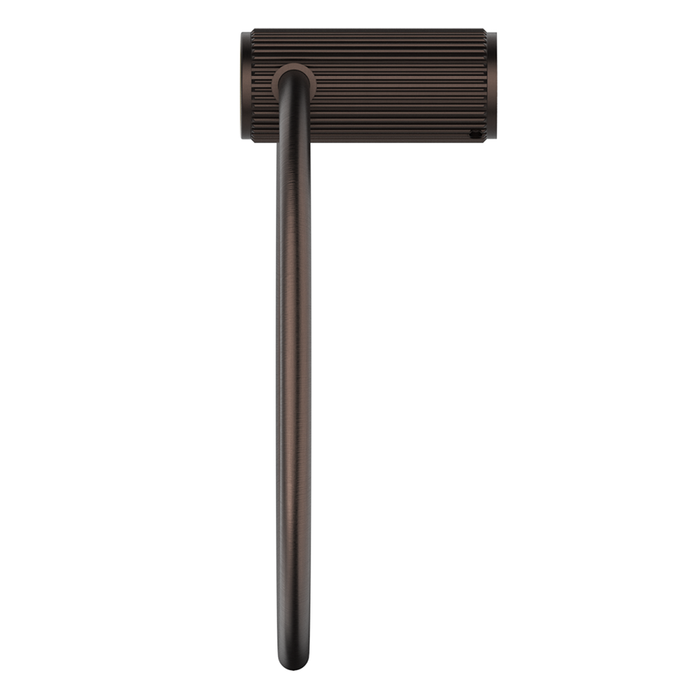 Mica Dusk Bronze Fluted Towel Ring