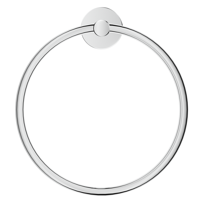 Mica Chrome Hand Towel Ring