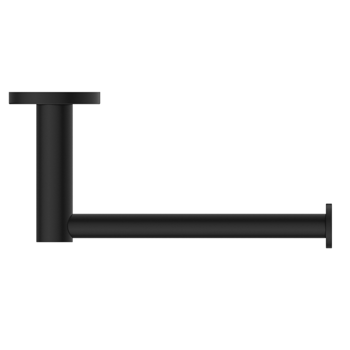 Mica Matte Black Toilet Paper Holder