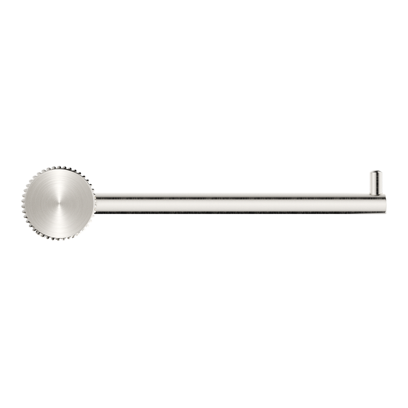 Mica Fluted Brushed Nickel Toilet Paper Holder