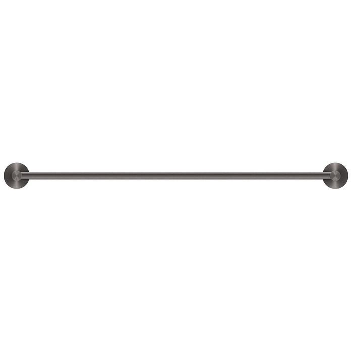 Mica Gun Metal Single Towel Rail - 600mm