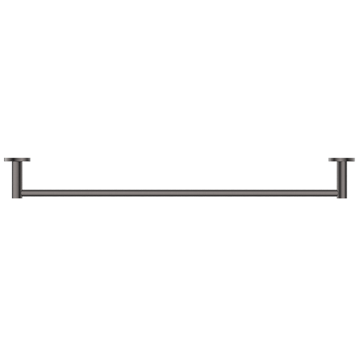 Mica Gun Metal Single Towel Rail - 800mm