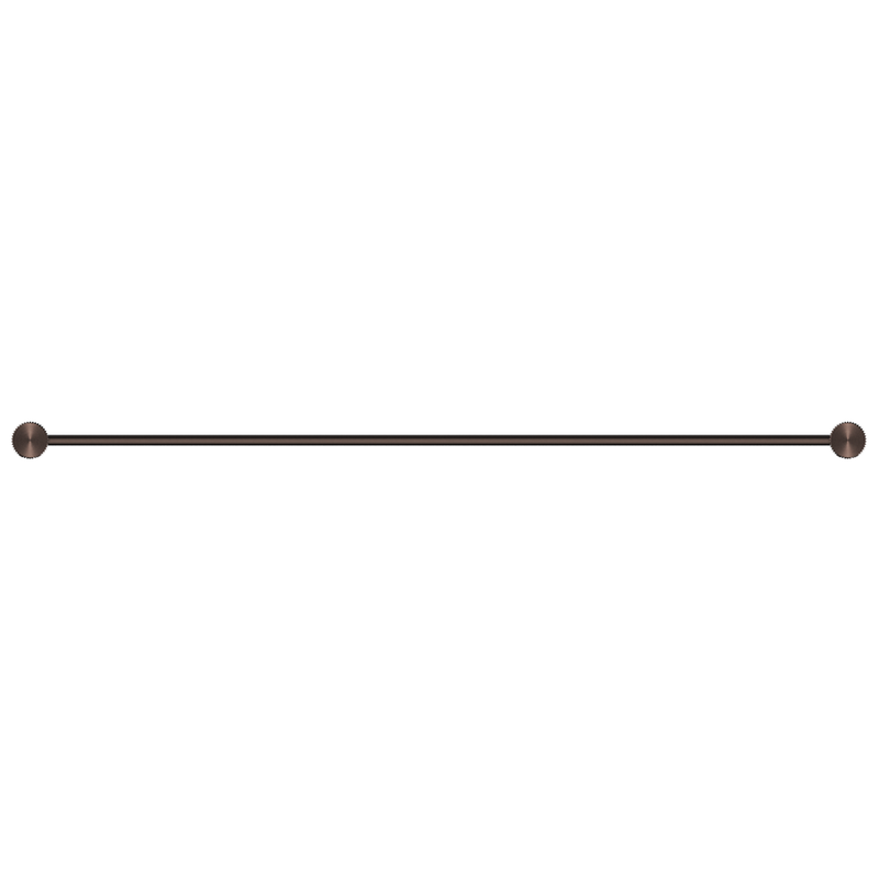 Mica Dusk Bronze Fluted Single Towel Rail - 800mm
