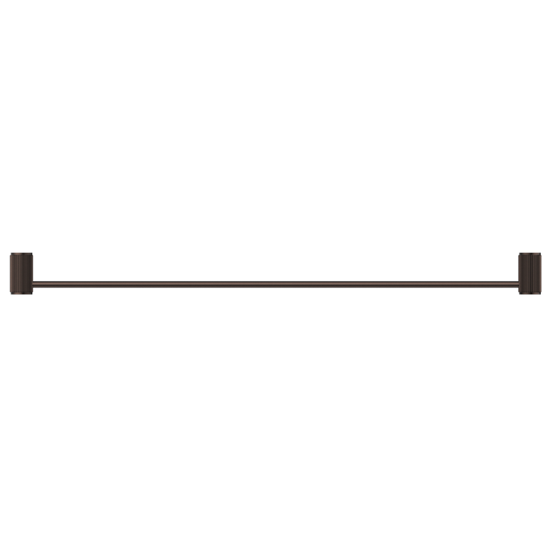 Mica Dusk Bronze Fluted Single Towel Rail - 800mm