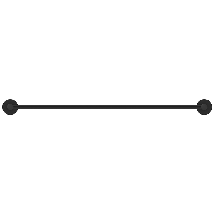 Mica Matte Black Double Towel Rail - 600mm