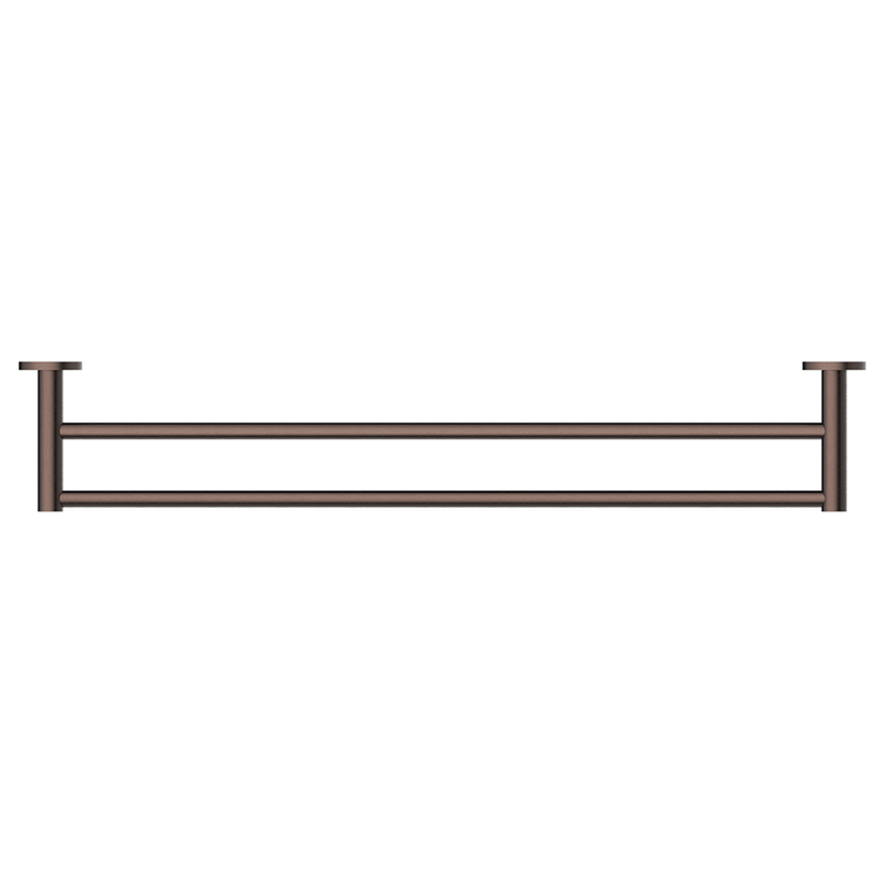 Mica Dusk Bronze Double Towel Rail - 800mm
