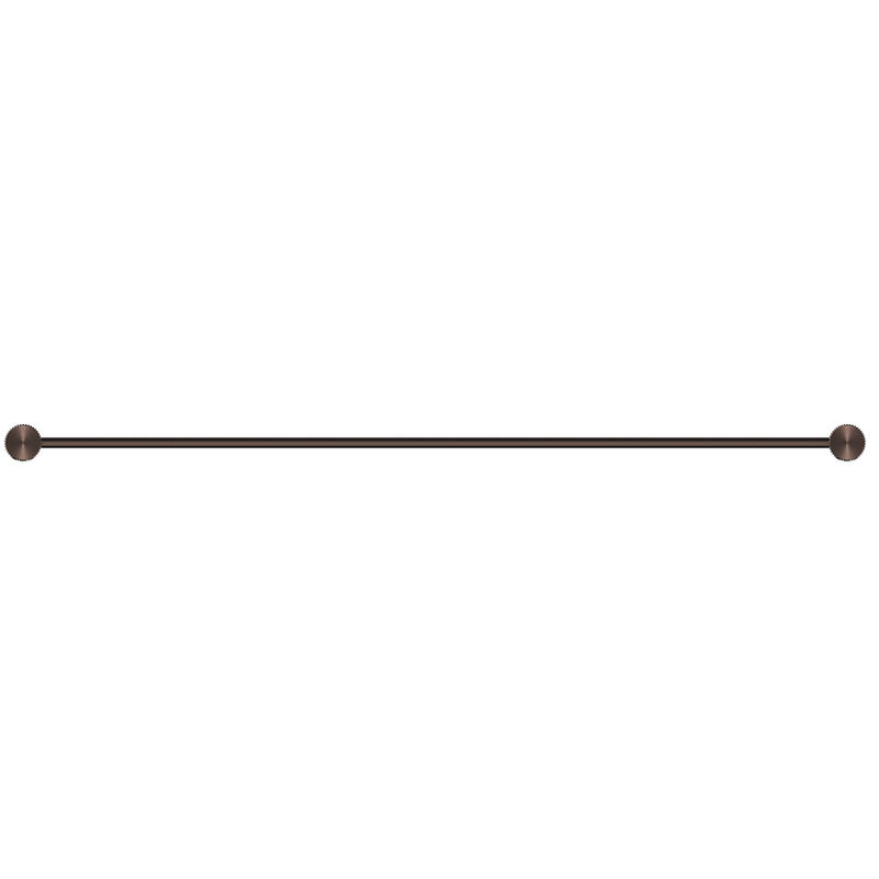 Mica Dusk Bronze Fluted Double Towel Rail - 800mm