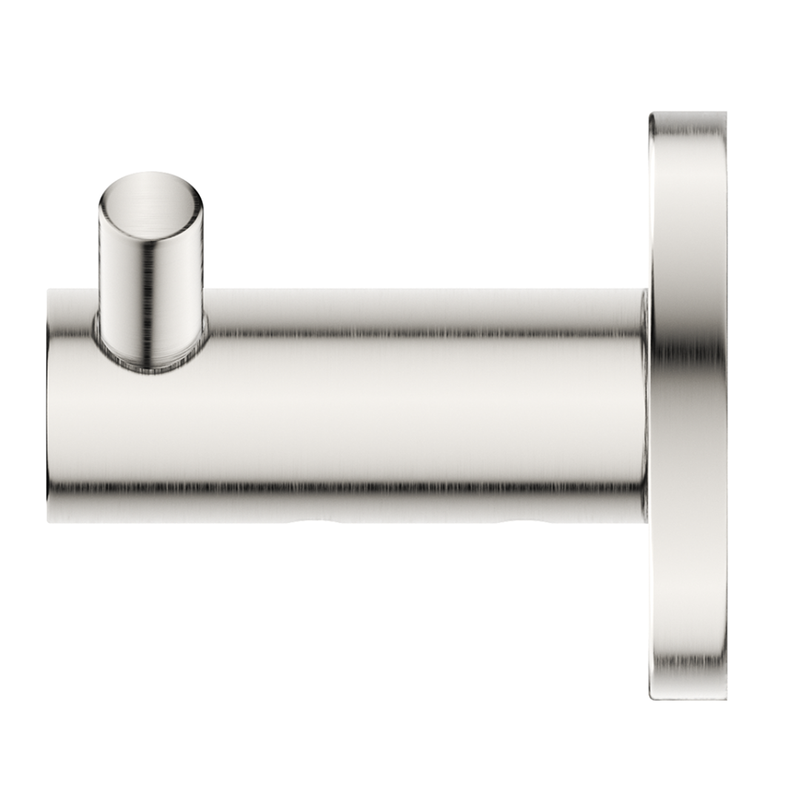 Mica Brushed Nickel Double Robe Hook
