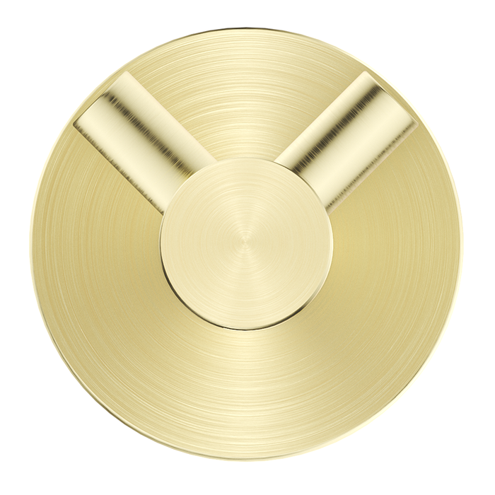 Mica French Gold Double Robe Hook