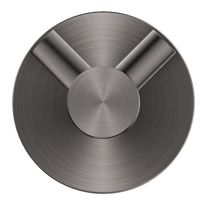 Mica Gun Metal Double Robe Hook