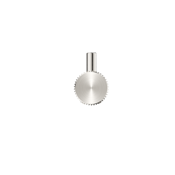 Mica Fluted Brushed Nickel Robe Hook