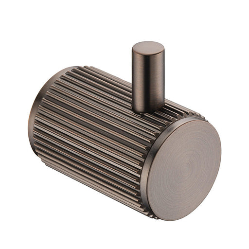 Mica Dusk Bronze Fluted Robe Hook - Acqua Bathrooms