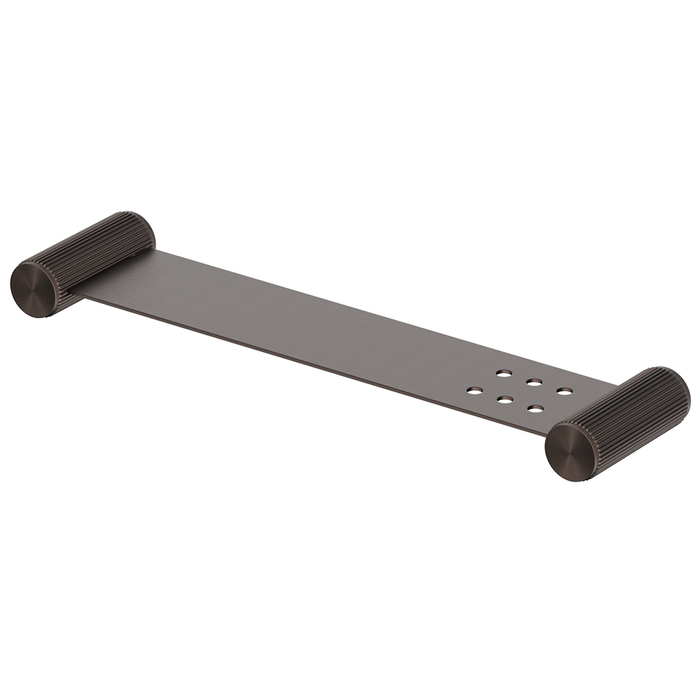Mica Dusk Bronze Fluted Stainless Shelf - 400mm
