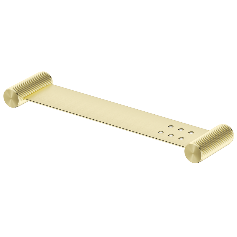 Mica French Gold Fluted Stainless Shelf - 400mm
