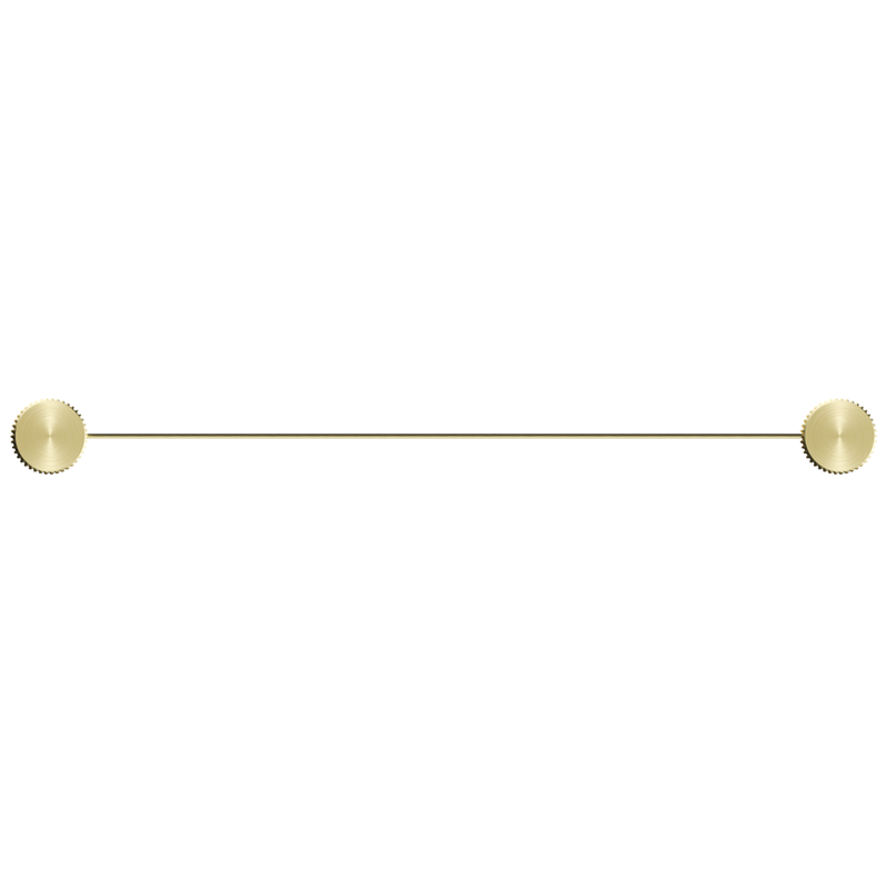 Mica French Gold Fluted Stainless Shelf - 400mm