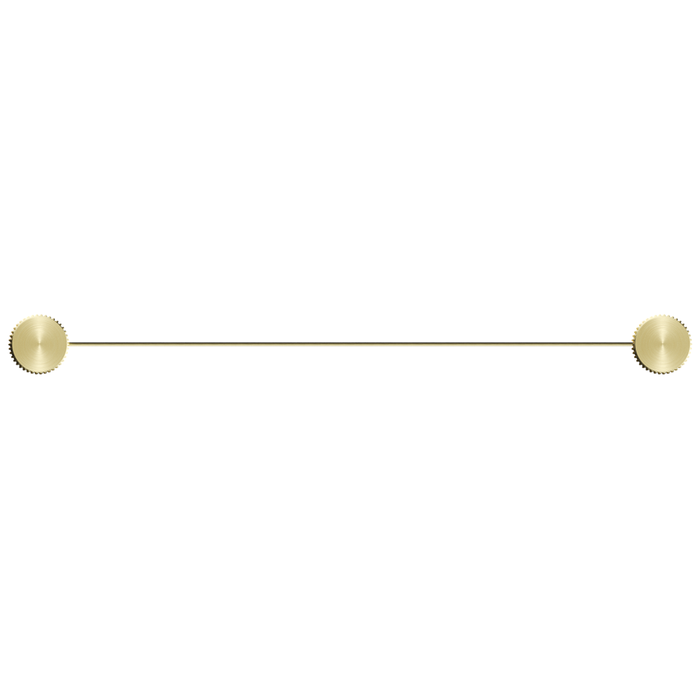 Mica French Gold Fluted Stainless Shelf - 400mm