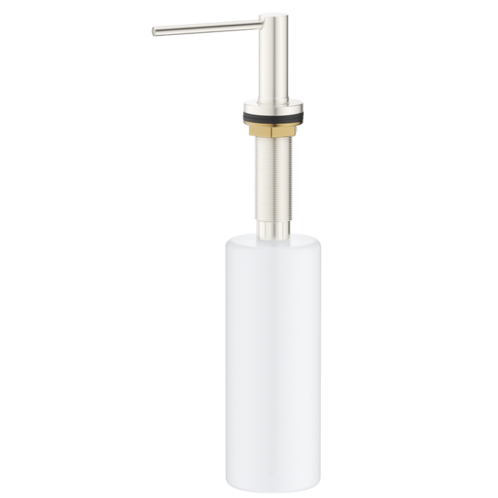 Mica Brushed Nickel Soap Dispenser