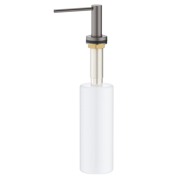 Mica Gun Metal Soap Dispenser