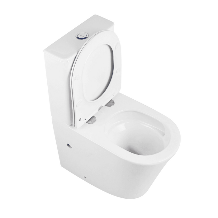 Valenza Compact Rimless Tornado Back to Wall Toilet Suite