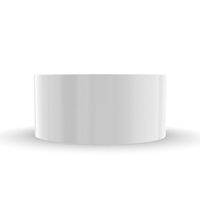 Ravella 1280mm Gloss White Round Freestanding Bath Tub - Acqua Bathrooms