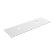 Indulge | Kelsa 1500 Fluted Double Matte White Wall Hung Vanity - Acqua Bathrooms