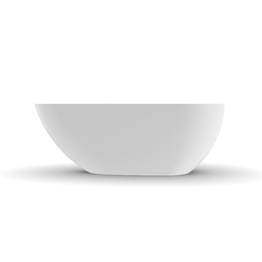 Ocean 1500mm Stone Matte White Freestanding Bath Tub - Acqua Bathrooms